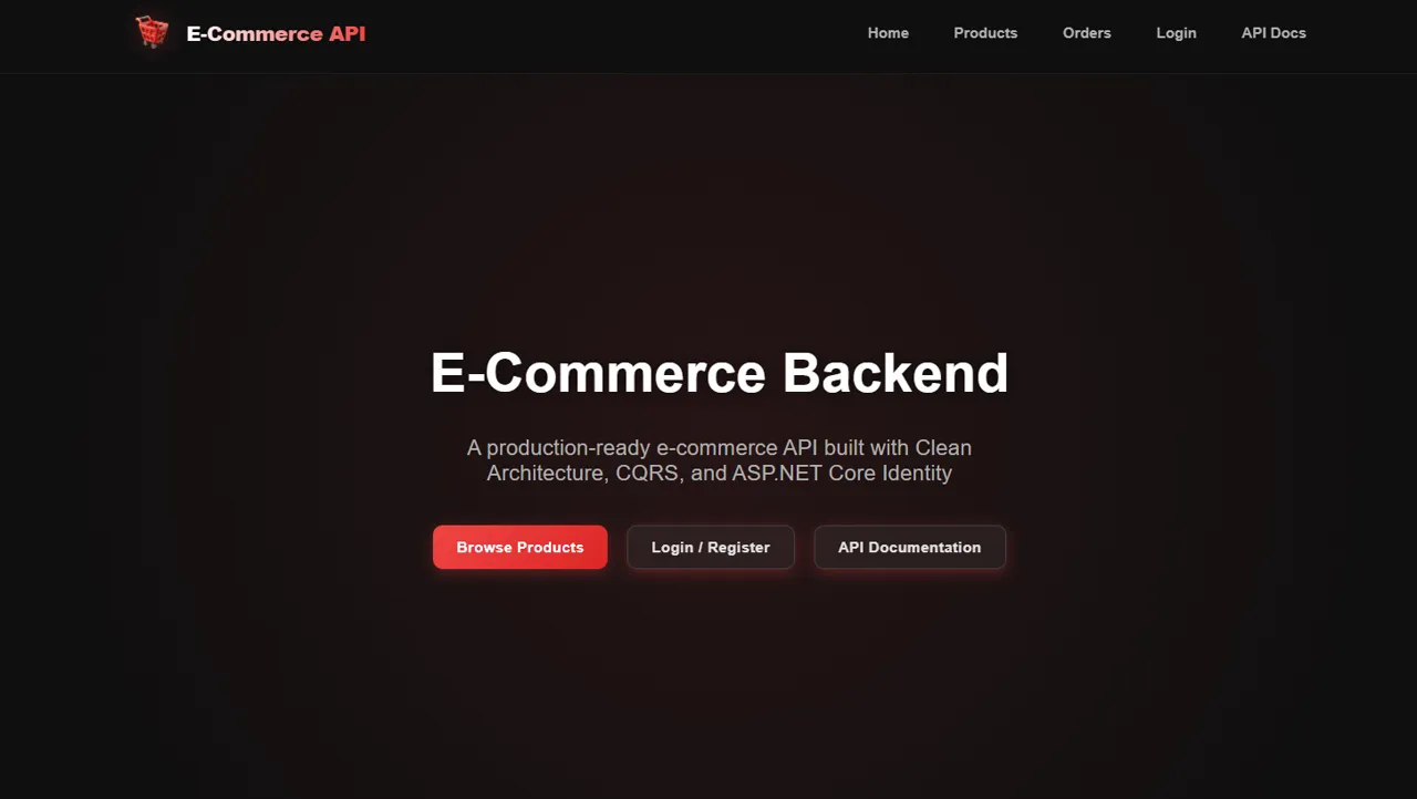 E-Commerce API