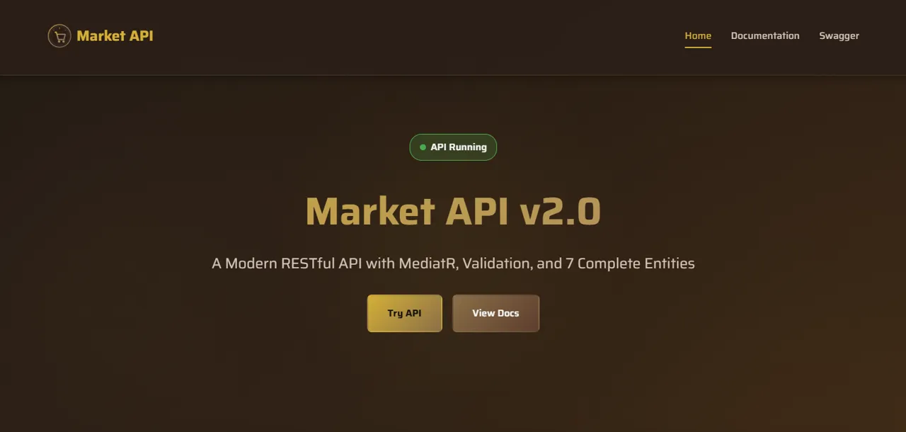 Market API showcase